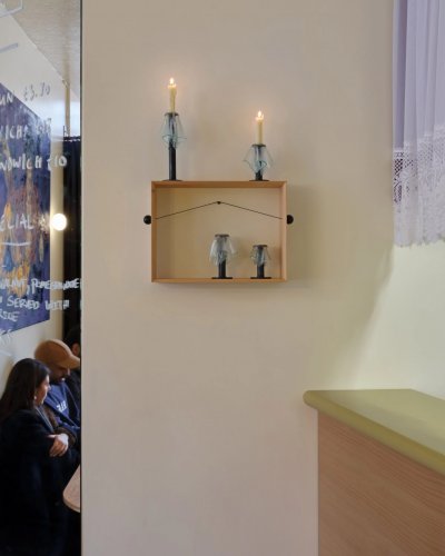 News about - Bahbak Hashemi-Nezhad and Farrokh Aman design Logma cafe in Hackney, East London -  PHOTOS 