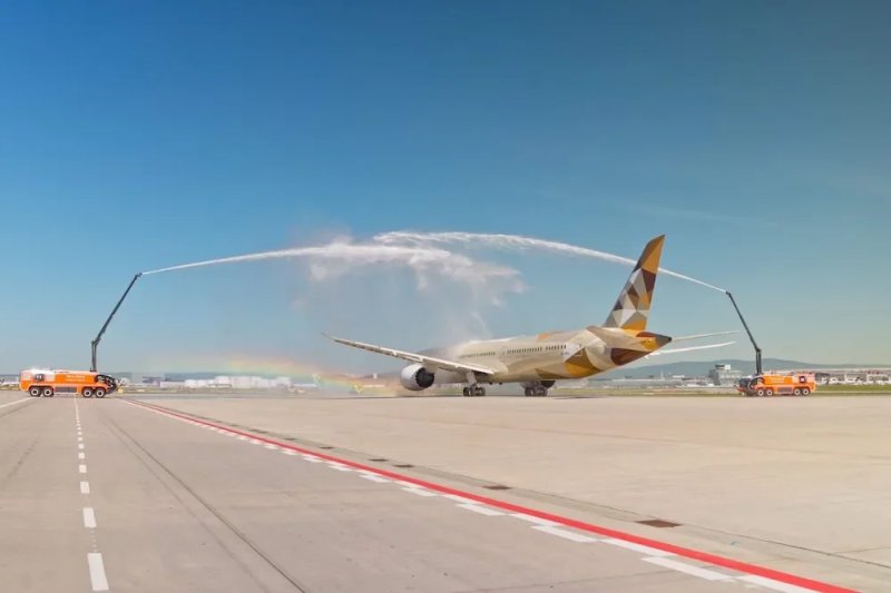 Etihad marks a new era at Frankfurt Airport as the first airline to depart from its third terminal
