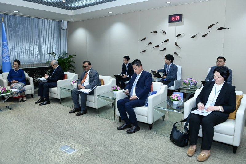 News about - Jeyhun Bayramov meets UNESCAP chief in Bangkok -  PHOTO 