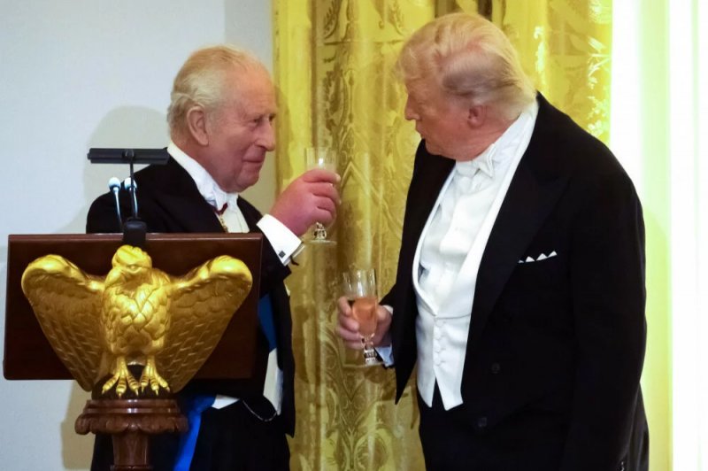 King Charles teases President Trump with historical jokes at White House state dinner -  VIDEO 