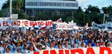 Cuba holds bike protest against US embargo