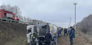Fatal accident near Saratov involving children's bus