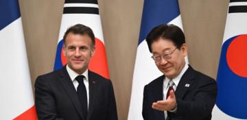 France's Macron, S. Korea’s Lee vow cooperation on Strait of Hormuz