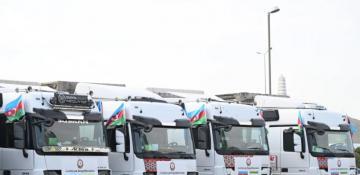 Azerbaijan sends 200 tons of aid to Iran