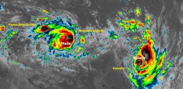 Severe cyclones Maila and Vaianu threaten Pacific Islands