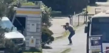  VIDEO : New footage emerges of gunfire near Israeli consulate in Istanbul