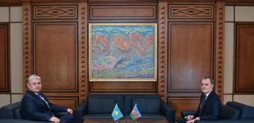 Azerbaijani, Kazakh FMs discuss strategic partnership in Baku talks