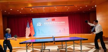 China urges stronger US ties at ping-pong diplomacy anniversary