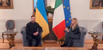 Zelensky meets Italian PM Meloni, discusses defense cooperation - VIDEO