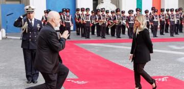 Edi Rama kneels to Meloni again in Rome, sparking debate -  VIDEO  