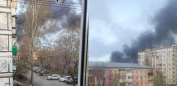 Fire breaks out at Russia's Novokuybyshevsk refinery after drone attack -  VIDEO 