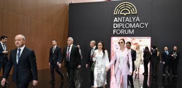 Azerbaijan's First Lady joins panel on Palestine peace in Antalya