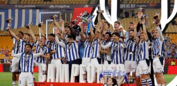 Real Sociedad beat Atletico Madrid 4-3 on penalties to win Copa del Rey 