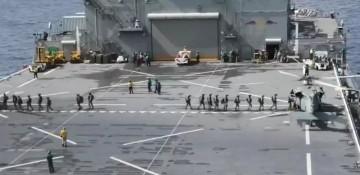 US forces board sanctioned tanker in Asia Pacific -  VIDEO 