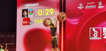Azerbaijani weightlifter wins silver at European Championships