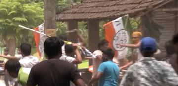 Clashes erupt on election day in India’s West Bengal -  VIDEO 