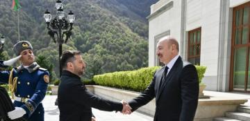Ukrainian President Volodymyr Zelenskyy visits Azerbaijan -  PHOTOS 