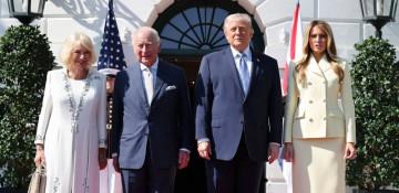 President Trump welcomes King Charles at the White House -   VIDEO 