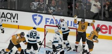 Golden Knights beat Mammoth 5-4 in 2OT, lead series 3-2