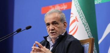 Iran's Pezeshkian accuses US, Israel of Hormuz insecurity