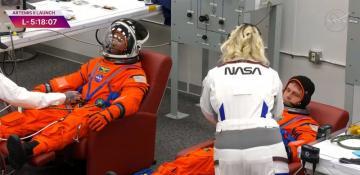 Artemis II crew gears up for liftoff -   VIDEO 