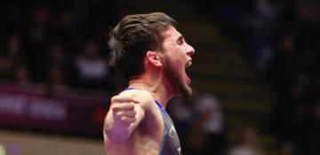 Azerbaijani wrestler wins bronze at European Championships 