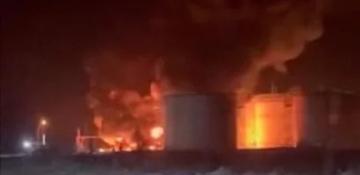 Fire breaks out at oil terminal in southern Russia's Krasnodar region