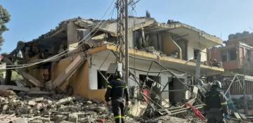 Aftermath of Israeli strikes on Kfar Roummane, southern Lebanon -  PHOTOS 