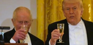 Trump Claims King Charles Supports Hardline Stance on Iran Nukes -  VIDEO 