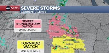 Severe storms and tornadoes threaten 27 million across southern Plains -  VIDEO 