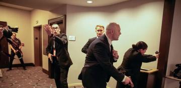 Chaos at the White House correspondents' dinner as shots ring out - VIDEO 
