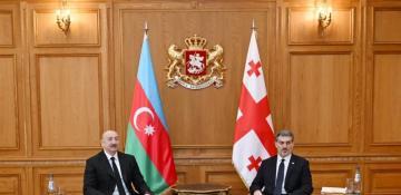 President Aliyev holds one-on-one meeting with Georgian president Kavelashvili -  PHOTO 