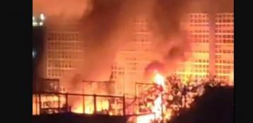 Explosion triggers massive fire at Bucharest CET Vest power plant -  VIDEO  
