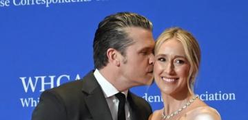 Pete Hegseth’s wife faces backlash for $13 Temu dress at fancy event