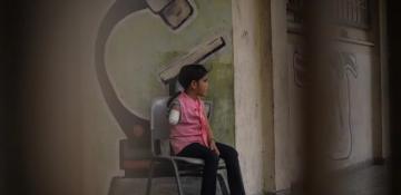 Palestinian girl wounded in missile strike reaches UK for care after US visa ban