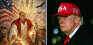 Trump removes Jesus-like post following public outcry