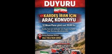 Turkish convoy crosses into Iran in solidarity visit -  VIDEO 