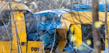 Train collision moments caught on video – Denmark crash -  VIDEO 