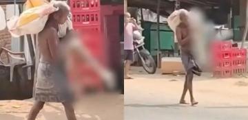 Indian man carries sister's corpse into bank to prove death for account access -  VIDEO 