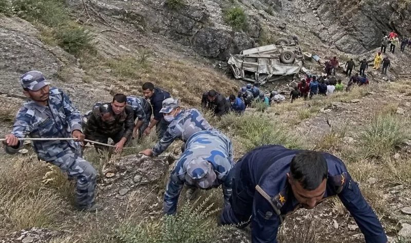 Jeep crash in Nepal's Rolpa district leaves 20 dead