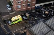 Why were Jewish community ambulances targeted in the London arson case 