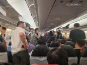 AirAsia flight horror: Cabin ceiling collapses during landing in Kuala Lumpur -  PHOTO 