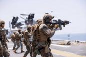 U.S. Marines stage live-fire drills aboard USS Tripoli in Arabian Sea -  photos emerge 