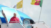 Pope lands in Cameroon as separatists announce three-day truce