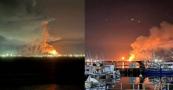 Huge fire erupts at Australian oil refinery -  VIDEO 