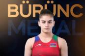 Azerbaijani female wrestler bags bronze at European Championships