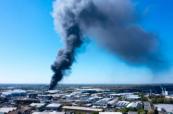 Explosions heard as smoke rises from Trafford Park -   VIDEO 