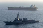 US warship blocks oil tanker bound for Iranian port