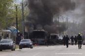 Russian drone strike hits Dnipro, fire and casualties