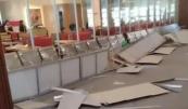 Ceiling collapse injures several people at Manila airport -  VIDEO 
